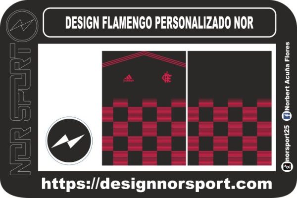 DESIGN FLAMENGO PERSONALIZADO NOR
