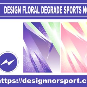 DESIGN FLORAL DEGRADE SPORTS NOR