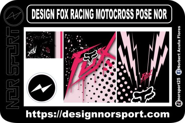 DESIGN FOX RACING MOTOCROSS POSE NOR