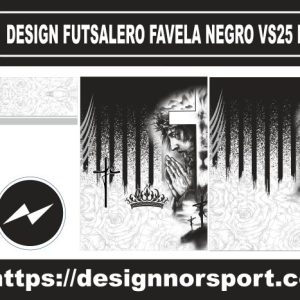 DESIGN FUTSALERO FAVELA NEGRO VS25 NOR