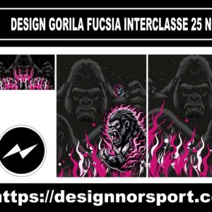 DESIGN GORILA FUCSIA INTERCLASSE 25 NOR