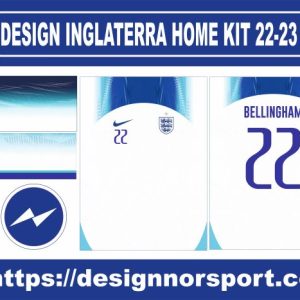DESIGN INGLATERRA HOME KIT 22-23 NOR