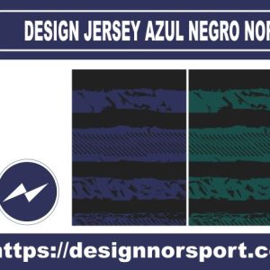 DESIGN JERSEY AZUL NEGRO NOR