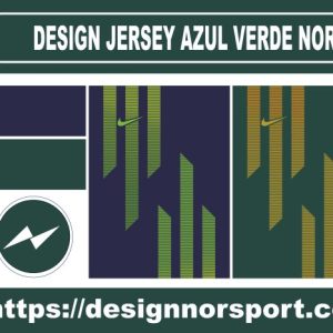DESIGN JERSEY AZUL VERDE NOR