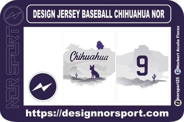 DESIGN JERSEY BASEBALL CHIHUAHUA NOR
