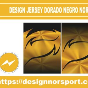 DESIGN JERSEY DORADO NEGRO NOR