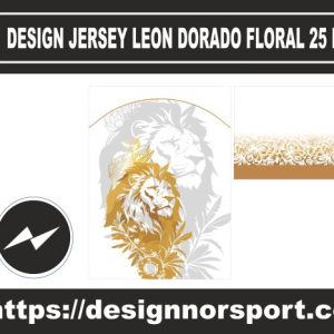 DESIGN JERSEY LEON DORADO FLORAL 25 NOR