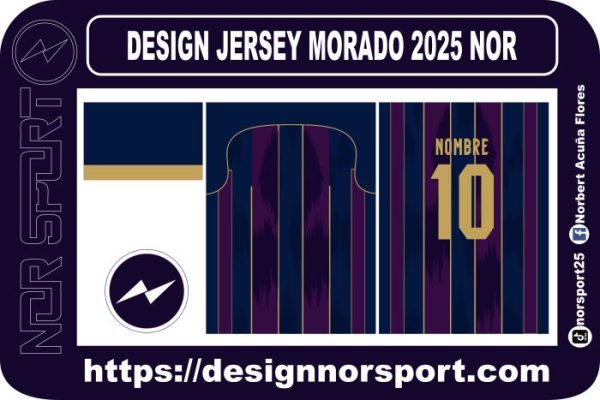 DESIGN JERSEY MORADO 2025 NOR