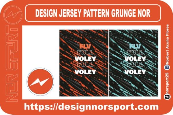 DESIGN JERSEY PATTERN GRUNGE NOR