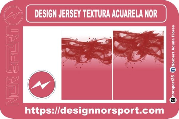 DESIGN JERSEY TEXTURA ACUARELA NOR