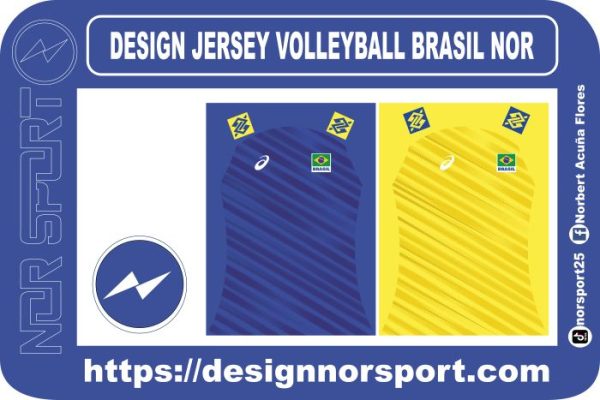 DESIGN JERSEY VOLLEYBALL BRASIL NOR