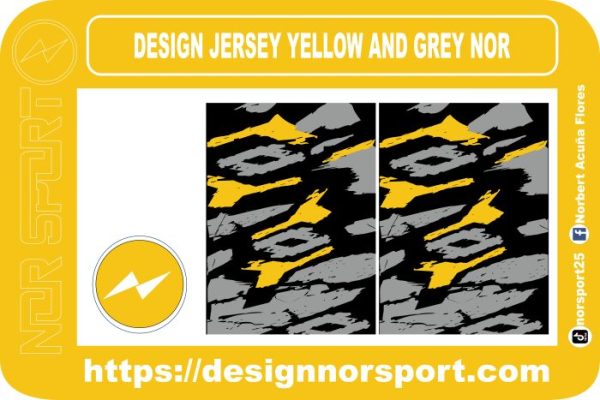 DESIGN JERSEY YELLOW AND GREY NOR