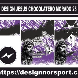 DESIGN JESUS CHOCOLATERO MORADO 25 NOR