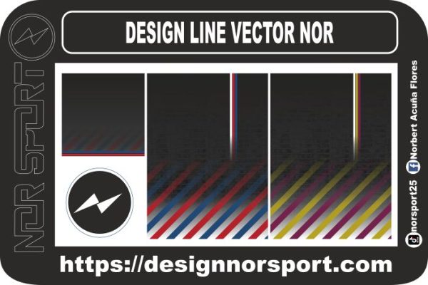 DESIGN LINE VECTOR NOR