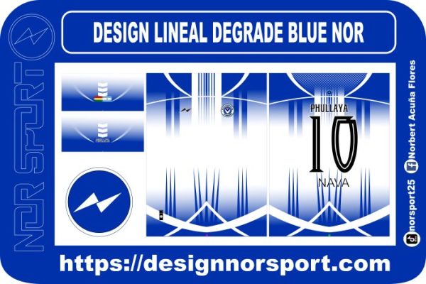 DESIGN LINEAL DEGRADE BLUE NOR