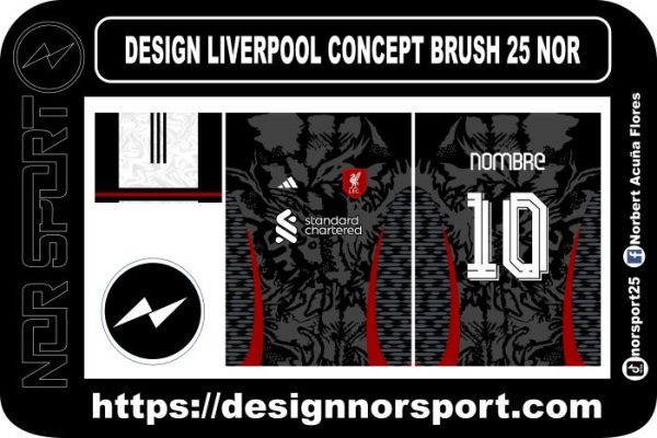 DESIGN LIVERPOOL CONCEPT BRUSH 25 NOR