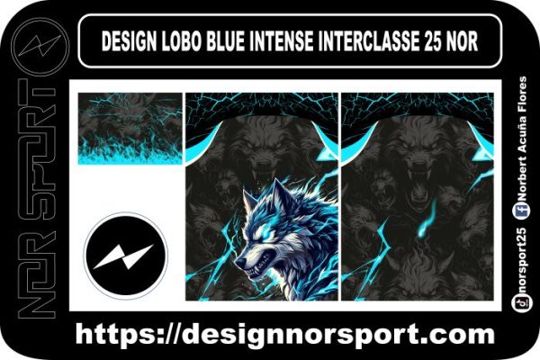 DESIGN LOBO BLUE INTENSE INTERCLASSE 25 NOR