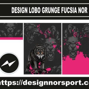 DESIGN LOBO GRUNGE FUCSIA NOR