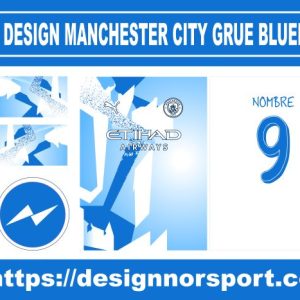 DESIGN MANCHESTER CITY GRUE BLUENOR