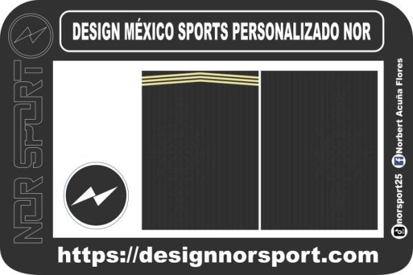 DESIGN MÉXICO SPORTS PERSONALIZADO NOR