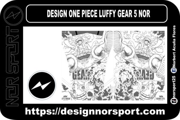 DESIGN ONE PIECE LUFFY GEAR 5 NOR