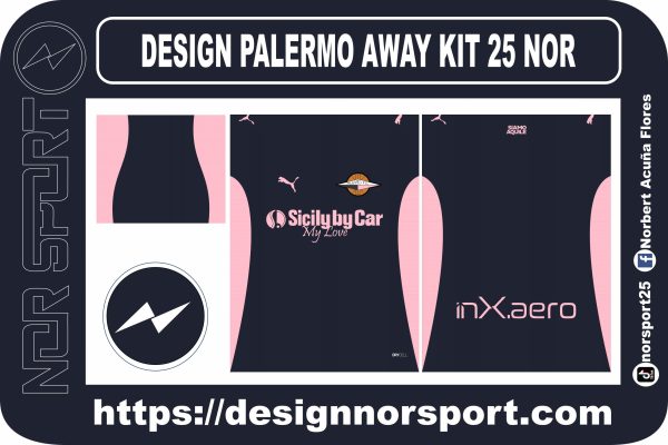 DESIGN PALERMO AWAY KIT 25 NOR