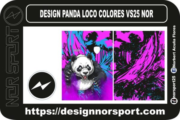 DESIGN PANDA LOCO COLORES VS25 NOR
