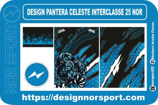 DESIGN PANTERA CELESTE INTERCLASSE 25 NOR