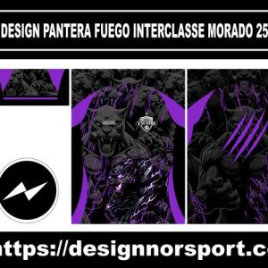 DESIGN PANTERA FUEGO INTERCLASSE MORADO 25 NOR