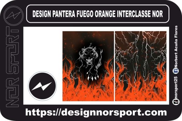 DESIGN PANTERA FUEGO ORANGE INTERCLASSE NOR