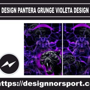 DESIGN PANTERA GRUNGE VIOLETA DESIGN NOR
