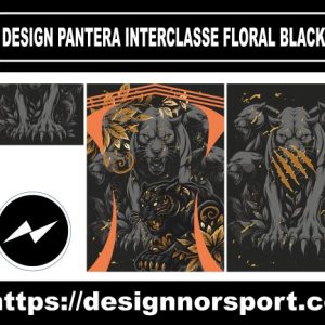DESIGN PANTERA INTERCLASSE FLORAL BLACK NOR