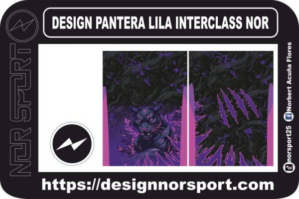 DESIGN PANTERA LILA INTERCLASS NOR