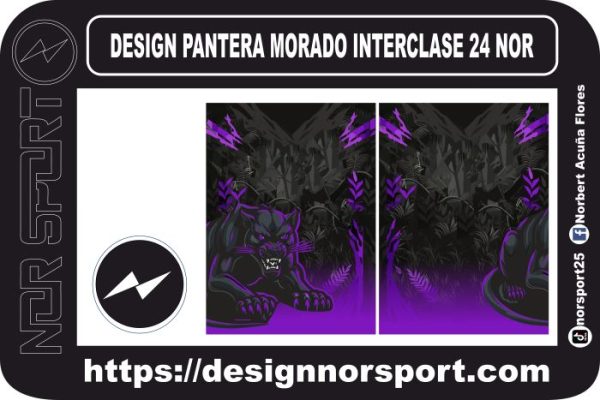 DESIGN PANTERA MORADO INTERCLASE 24 NOR