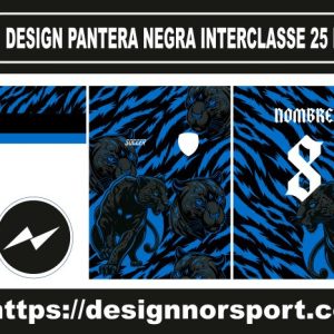 DESIGN PANTERA NEGRA INTERCLASSE 25 NOR