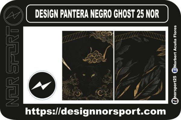 DESIGN PANTERA NEGRO GHOST 25 NOR