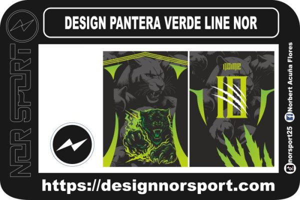 DESIGN PANTERA VERDE LINE NOR