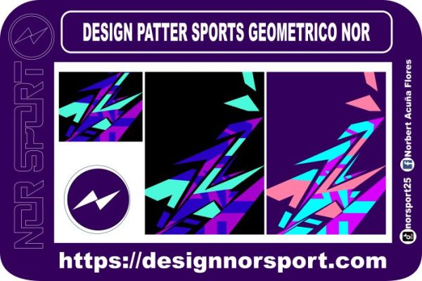 DESIGN PATTER SPORTS GEOMETRICO NOR