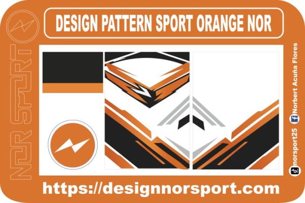 DESIGN PATTERN SPORT ORANGE NOR
