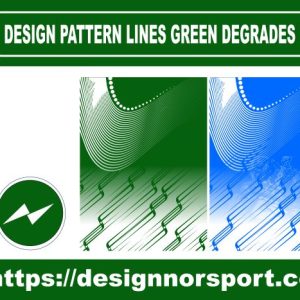 DESIGN PATTERN LINES GREEN DEGRADES NOR