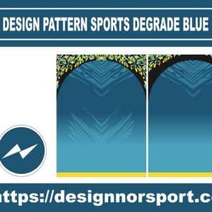 DESIGN PATTERN SPORTS DEGRADE BLUE NOR