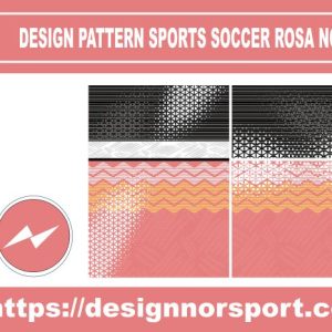 DESIGN PATTERN SPORTS SOCCER ROSA NOR