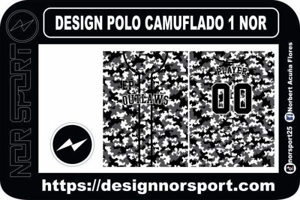 DESIGN POLO CAMUFLADO 1 NOR
