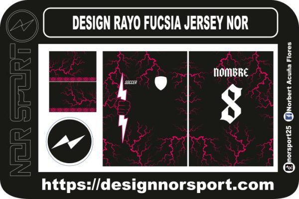 DESIGN RAYO FUCSIA JERSEY NOR
