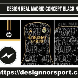 DESIGN REAL MADRID CONCEPT BLACK NOR