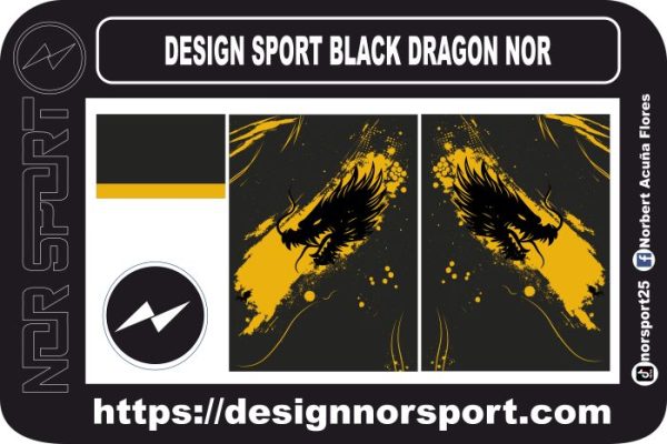 DESIGN SPORT BLACK DRAGON NOR
