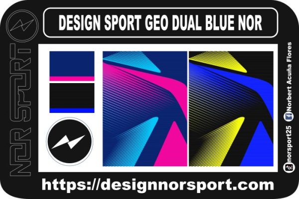 DESIGN SPORT GEO DUAL BLUE NOR