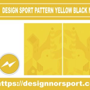 DESIGN SPORT PATTERN YELLOW BLACK NOR