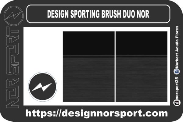 DESIGN SPORTING BRUSH DUO NOR