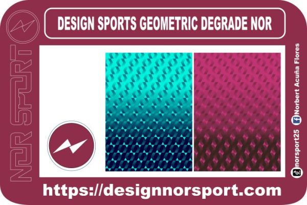 DESIGN SPORTS GEOMETRIC DEGRADE NOR